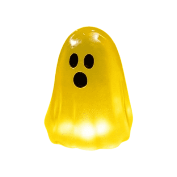 Xuyuer Glow in the Dark Little Ghost Trinkets Halloween Mini Ghost Figurines for Displays