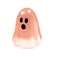 thumbnail image 1 of Xuyuer Glow in the Dark Little Ghost Trinkets Halloween Mini Ghost Figurines for Displays, 1 of 4