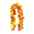 thumbnail image 1 of Xuyuer Halloween Maple Leaf Pumpkin Rattan, 78 Inch Garland with White Light String For Door Wall Display, Thanksgiving Courtyard Decor Gift, 1 of 4