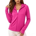 thumbnail image 1 of Xuyuer Jackets for Women Full Zip Up Lightweight Long Sleeve Workout Workout Running Sun Protection Hoodie with Pockets 2026, 1 of 6