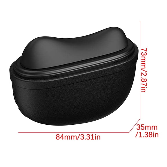 Xuyuer Rechargeable Electric Gua Sha Massager with Heating & Vibration, Red Light Facial Lifting Tool, Multifunctional Scraping Massager for Face, Neck and Body Relaxation,Black