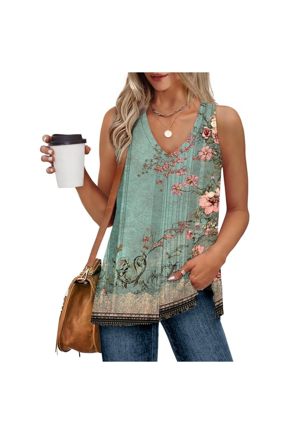 Solid V-Neck Sleeveless Blouse - Fashion Women's Casual Ladies Top for Smart Office Attire, Summer Garden Parties, Elegant Dinner Dates,Versatile Minimalist Day-to-Night Wardrobe Staple