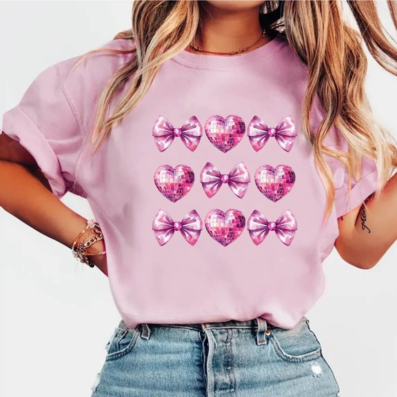 Xuyuer Women's Fashion Print Round-Neck Short Sleeve Casual Regular Comfy Blouse