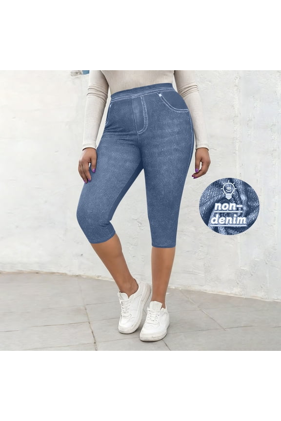 Women's Long Casual Pants Striped Print Elastic Waist Tie Side Slit Pocket Trousers - Relaxed Fit Bottoms, Pants for Women