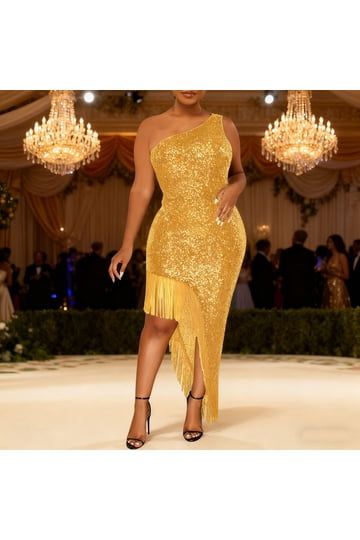 yellow tulle dress Lady Black Tie - Hera Gown - - & Floral Lace Mermaid Sampeel Womens Casual Long New Season Ideal for prom night Color:Black with Gold Embroidery