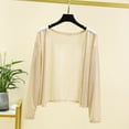 thumbnail image 1 of Xuyuer Women's Shrugs Sunproof Long Sleeve Open Front Cardigan Lightweight Cover Ups Vacation 2026, 1 of 4