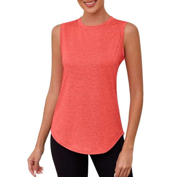 Xuyuer Womens Athletic Tank Tops Sleeveless Crew Neck Dry Fit Active Sports Running Yoga Shirts 2026