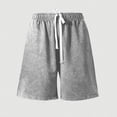 thumbnail image 1 of Xuyuer Womens Sweat Shorts Athletic Shorts Vintage Acid Wash Elastic Waist Drawstring Workout Shorts with Pockets, 1 of 5