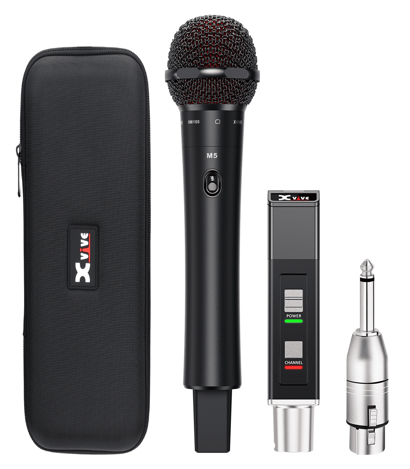 Xvive M5 Wireless Microphone System, 5.8GHz Digital Handheld Mic