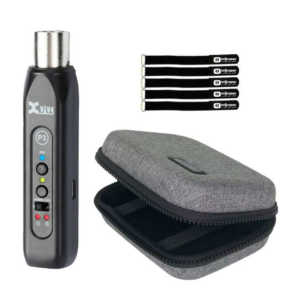 Xvive P3 Bluetooth Audio Receiver with Case Package