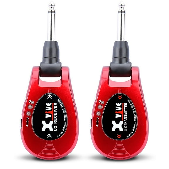 Xvive U2 Complete Guitar Wireless System - Red