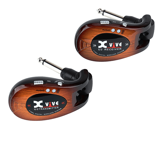 Xvive Audio U2 Digital Wireless System 2.4 GHz for Guitars - Tone Sunburst