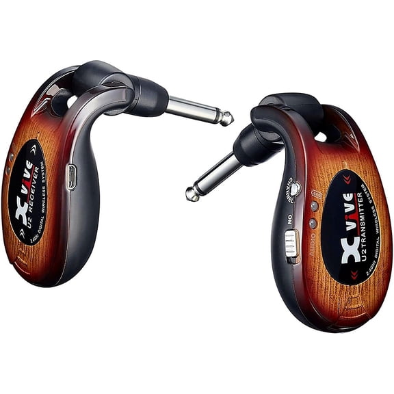 Xvive U2 Guitar Wireless System, 2.4 GHz, 3-Tone Sunburst
