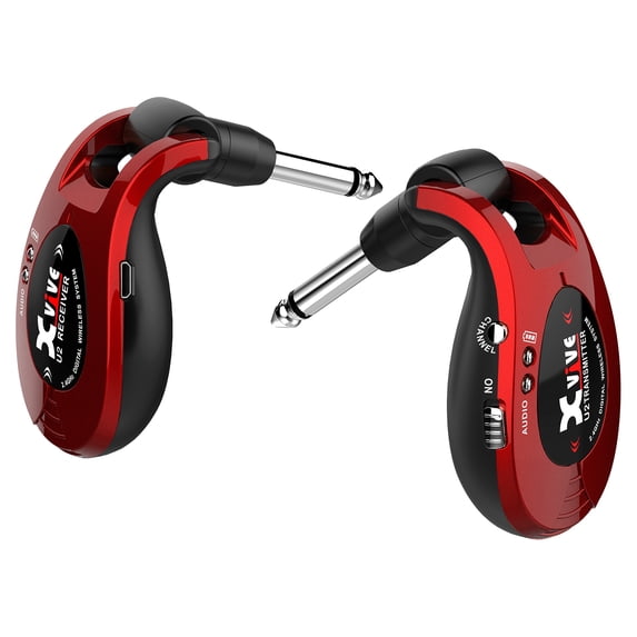 Xvive U2 Wireless Guitar System with Transmitter & Receiver for Guitars ...