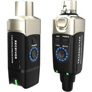 Xvive U3C Microphone Wireless System 2.4GHz Wireless XLR Transmitter and Receiver for Condenser Microphone, Audio Mixer, PA System