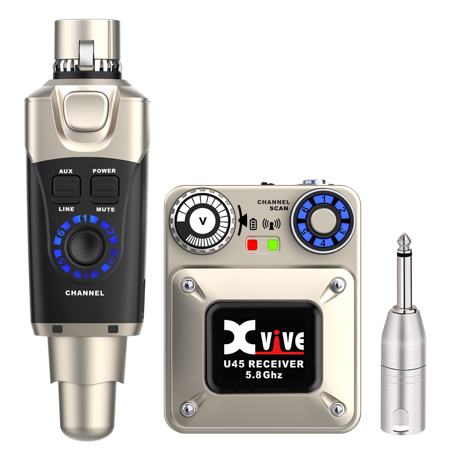 Xvive U4R4 Smart In-Ear Monitor Wireless System Set with 4