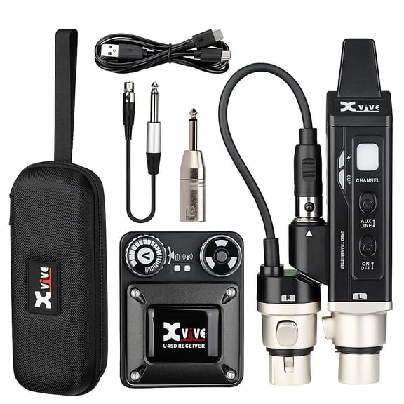Xvive U45D Stereo In-Ear Monitor Wireless System