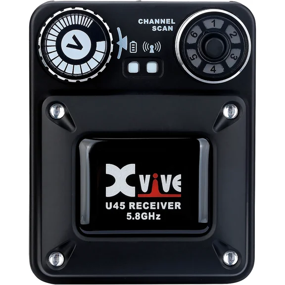 Xvive U45R Wireless In-Ear Monitor Receiver, 5.8GHz - Black