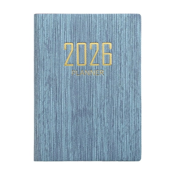 Xwjun Laconic Planner 2026 Planner Planner Bookre 4.2*3.1 Inch School Pocket Notebook Organizers Plan Daily Plan Notebook With Travel Diary Function 2026 School Dark Blue