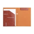 thumbnail image 1 of Xwjun Legal Pad Holder Clipboard Folder Interview Portfolio Folder Work Folder With Pocket Premium Faux Leather Writing Document Organizer Portfolio Padfolio With Clipboard Resume Folder D One Size, 1 of 9