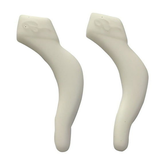 Xwjun A Pair Eyeglass Ear Grips, Anti-slip Silicone Ear Hook, Glasses Ear Grip Sleeve Retainer Glasses Holder For Ears Glasses Accessories For Sports, Sunglasses, Reading Glasses White