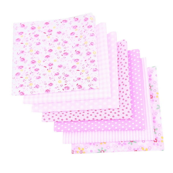 Xwjun Patchwork Fabric Fabric Scraps Fabric For Sewing 7Pcs Floral Print Sewing Supplies Fabric Quilting Patchwork DIY Crafts Scrapbook Cloth Fabric Samples Scrap Fabric