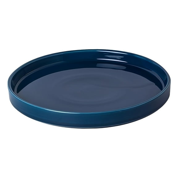 Xwjun Plant Drainage Tray Plant Water Catcher Tray Ceramic Plant Saucer For Outdoors Plant Pot Decorative Round Flower Pot Saucer Plant Water Tray Plant Pot Tray 7.08 Inch Blue