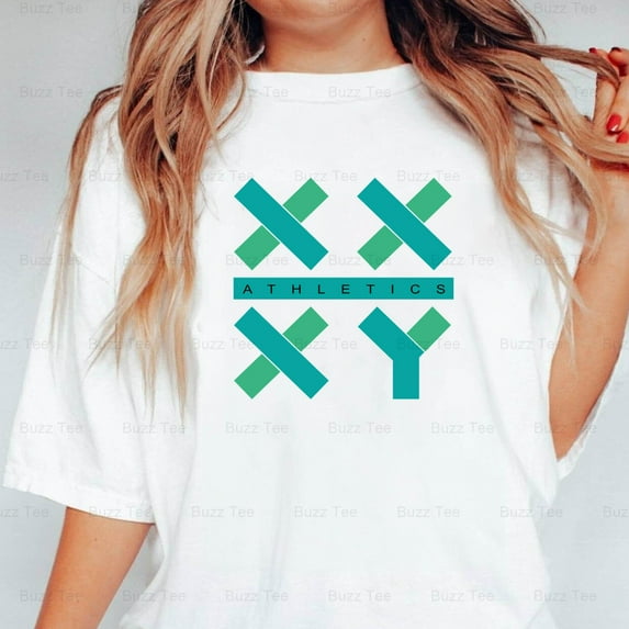 Xx Xy The Athletics Logo Shirt Activewear Sport Brand Graphic New Unisex T-Shirt, up to 5XL