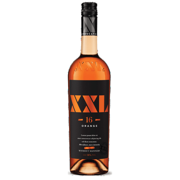 XXL Orange Moscato, 750 ml Glass Bottle, 16% ABV