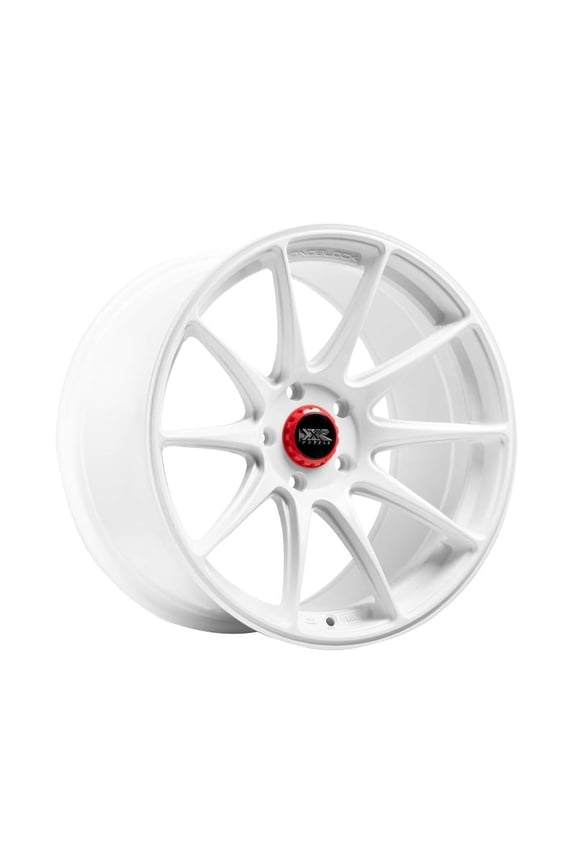 1 X XXR 527R 18X10 5-4.5 73.1 Hub +35 Offset White Wheel Rim