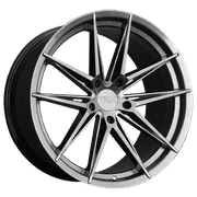 1 X XXR 577 19X10 5-112 73.1 Hub +40 Offset Chromium Black Wheel Rim
