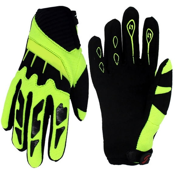 GBAYXJ Kids Full Long Finger Cycling Gloves Skateboard Gloves Roller Skating Gloves(B)