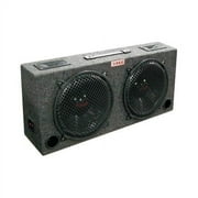 kic120 Dual 12 Car Audio Subwoofer Subbox with 5 Inch Tweeters