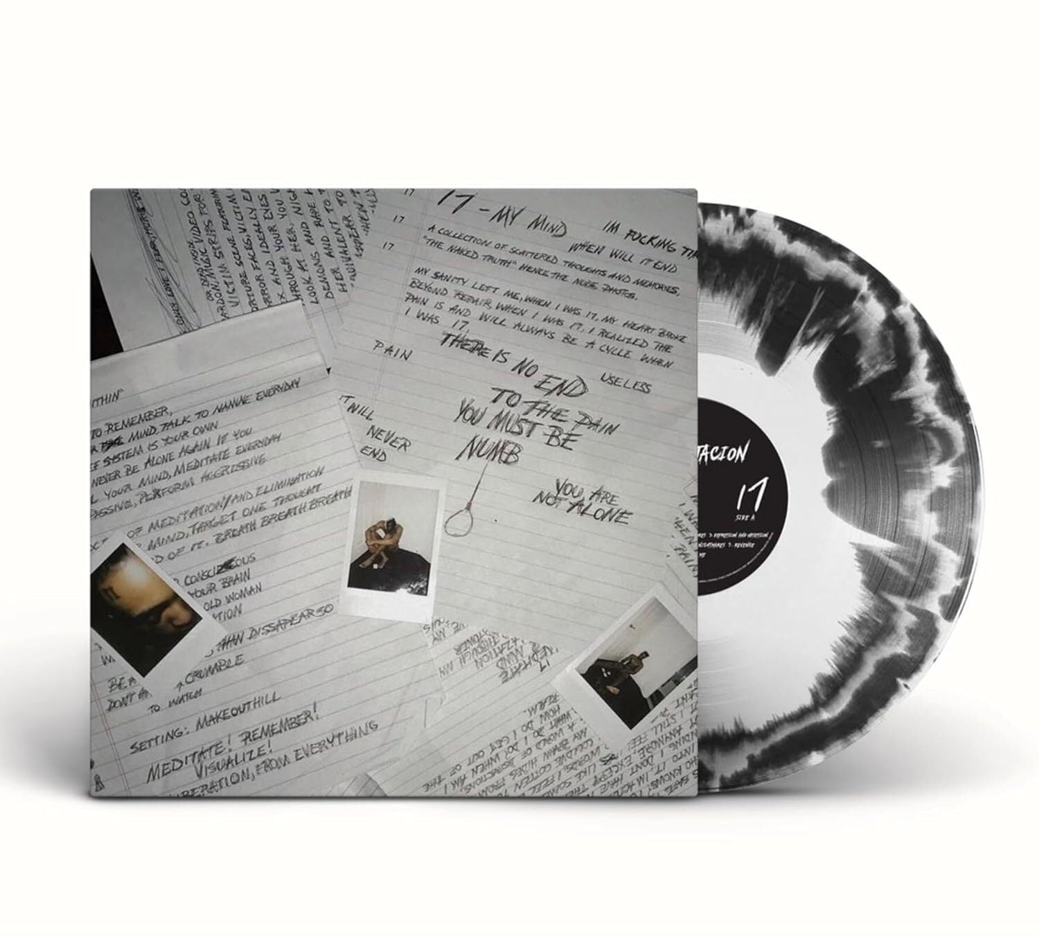 洋楽 XXXTENTACION 17 Vinyl Record Xxxtentacion - 17 - Limited Edition Black & White Vinyl