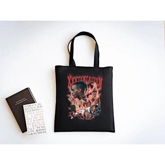 Xxxtentacion, HipHop, Rap, Graphic, Tee, Music, Fan, Memorial, Sad, Look Tote Bag Unisex
