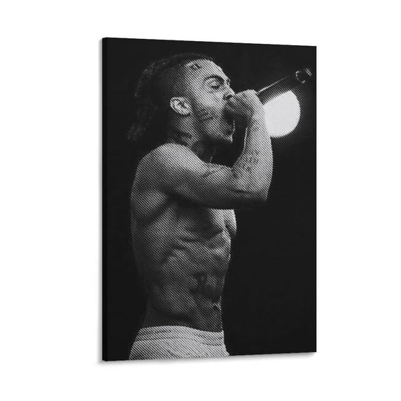 Xxxtentacion Posters (7) Wall Art Picture Painting Poster Canvas Print Posters Artworks Bedroom Living Room Decor 12x18inch(30x45cm)