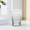 thumbnail image 1 of Xyadri 6 Pack Colored Plastic Drinking Tumblers, Vertical Strip Reusable Water Cups Glass-Like Set for Kitchen, Daily Juice, Beverage, Outdoor Use, 1 of 5