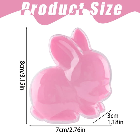 Xyadri Bunny Shaped Plastic Easter Candy Containers – Reusable Snack Container for Kids, Toddler Snack Containers, Small Storage Containers with Lids for Basket Stuffers & Candy Fillers