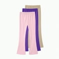 thumbnail image 1 of Xyant 3 Pack Girls Flare Leggings Pants Girl Cotton Leggings Bell Bottoms Girl Leggings (Dark Purple,15-16 Years), 1 of 3
