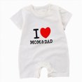 thumbnail image 1 of Xyant Boy Baby Clothes 0 3 6 9 12 18 24 Months Baby Girl Summer Romper One-Piece Outfits Cotton Double Button Climbing Suit (Red,12-18 Months), 1 of 4