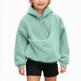 thumbnail image 1 of Xyant Boys Girls Cat Pouch Hoodie - Kitten Puppy Carrier Holder Sweatshirt Toddler Kid Long Sleeve Kangaroo Pocket Pullover Tops (Sky Blue,5-6 Years), 1 of 6