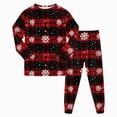 thumbnail image 1 of Xyant Boys Girls Christmas Pjs 2Pcs Pajamas Sets Kids Toddler Long-Sleeve Snug fit Soft Cotton Sleepwear Size 6-7 Years, 1 of 7