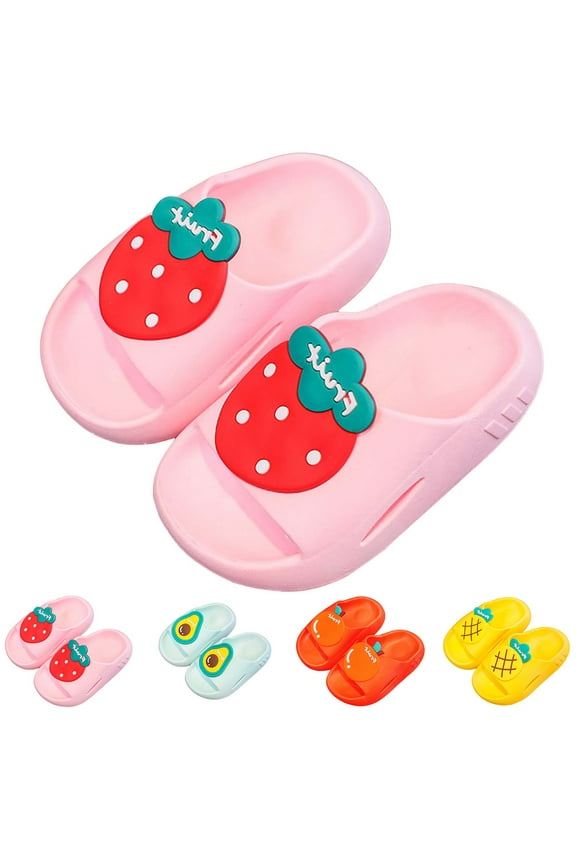 Boys Girls Cloud Slides for Kids Toddler Lightweight Sandals Flip Flops Comfy Shower Slippers Beach Garden Shoes Pink,3