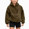 thumbnail image 1 of Xyant Boys Girls Hoodies - Pet Holder Kitten Puppy Carriers Pullover Toddler Kids Long Sleeve Kangaroo Pocket Sweatshirt (AG,7-8 Years), 1 of 5