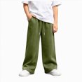 thumbnail image 1 of Xyant Boys Sweatpants Kids Baggy Pants Teen Wide Leg Sweatpants Youth Athletic Sweat Pants Tween Boys Lightweight Joggers with Pockets Back to School Clothes,Size 5-6 Years, 1 of 6