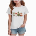 thumbnail image 1 of Xyant Christmas Shirts for Toddler Boys Girls Christmas Tree/Elf Print Cotton Short Sleeve Xmas Tshirts Kids Graphic Tees Top, Size 2-3 Years, 1 of 6