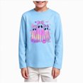thumbnail image 1 of Xyant Girl Halloween Shirt Cute Fall T Shirt Kids Toddler Ghost Holiday Boo Long Sleeve Tee Tops,Size 2-14 Years, 1 of 5