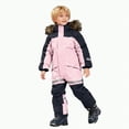 thumbnail image 1 of Xyant Girls Boys Snow Suits Kids One Piece Snowsuits Waterproof Windproof Snowboarding Jumpsuits Winter Overalls Toddler Kids Ski Suits (Pink,4-5 Years), 1 of 9