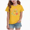 thumbnail image 1 of Xyant Halloween Shirts for Kids, Girls Retro Spooky Pumpkin Ghost Tshirts Toddler Cotton Short Sleeve Tee Top,Size 5-6 Years, 1 of 5