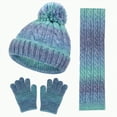 thumbnail image 1 of Xyant Hats Gloves And Scarf Sets Kids, Toddler Girl Boy Fleece Lined Beanie Knit Neck Mittens Children Christmas Gifts (Dark Blue,3-10 Years）, 1 of 3